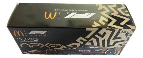 Miniatura Carro Formula 1 Mc Donalds - F1 O Filme 1/43 Apxgp Preto