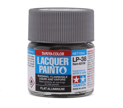 Lacquer Paint 10ml Flat Aluminum By Tamiya # Lp38