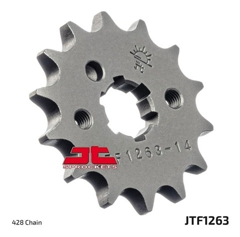 Imagen 4 de 6 de Transmision Completa Jt Yamaha Ybr 125 45-14 Beitia Motos