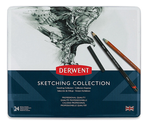 Set Lápices De Dibujo Derwent Por 24 Unidades