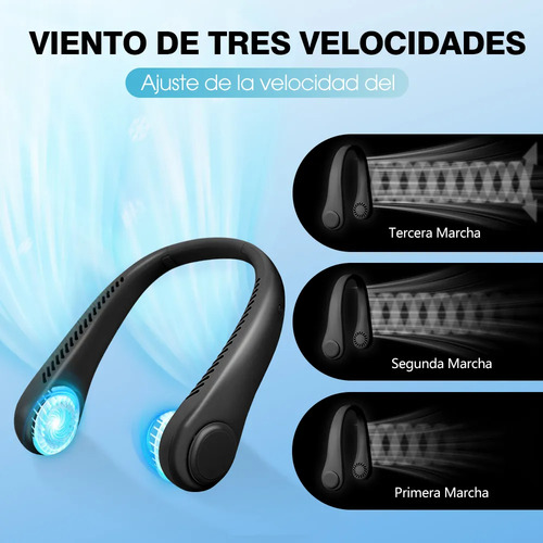 Ventilador De Cuello Portátil Sin Aspas Mini Usb Recargar