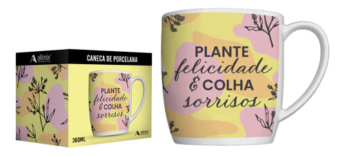 Caneca Urban Plante Felicidade 360ml