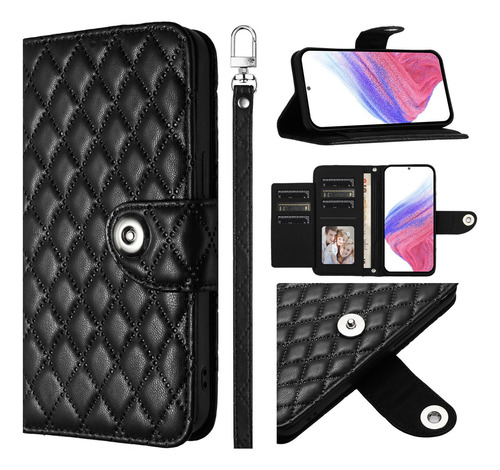 Z Funda De Piel Tipo Cartera Para Motorola E15 E14 E13