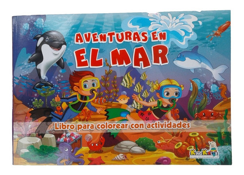 Super Libro De Aventuras Para Colorear Actividades En El Mar