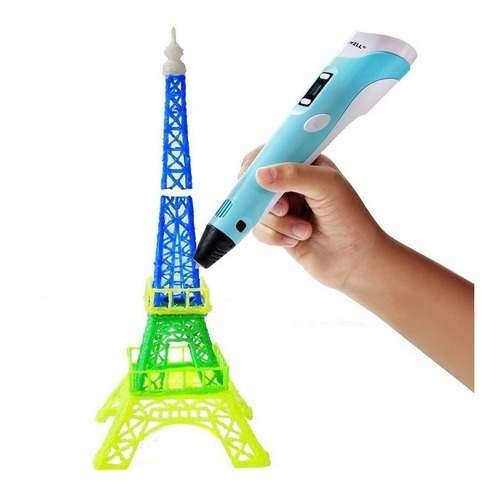 Imagen 1 de 3 de Lápiz 3d Dibuja En El Aire + Filamento + Envío Gratis