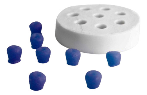 Molde Forma Silicone Pequenos Mirtilos Ib-1696