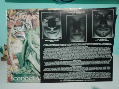 Lp Endoparasites Inconoclast Of Flesh , Sarcófago (Usado)