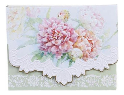 Rose Garden Peony Mezcla De Carol En Blanco 10 Conjunto De T