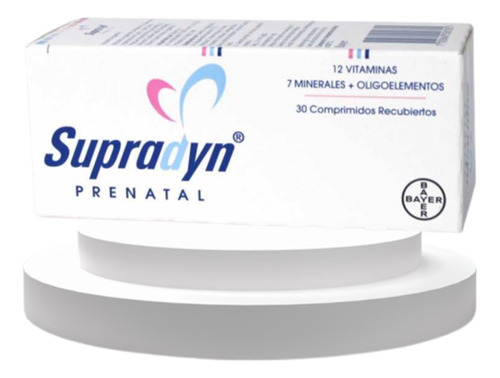 Supradyn Prenatal. Multivitaminico Vitaminas Embarazo X 30 