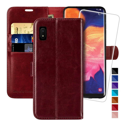 Funda Billetera Samsung Galaxy A10e + Portector De Pantalla