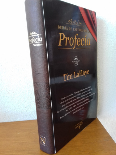 Imagen 3 de 10 de Biblia De Estudio De La Profecía Imitación Piel Café Oscuro