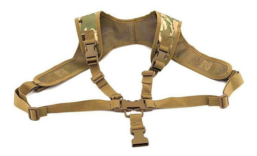 Imagen 5 de 6 de Portafusil Táctico Militar 1 Punto Sujetador Chaleco Airsoft