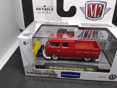 Perudiecast M2 Machines Vw Double Cab Truck Usa Model 1:64