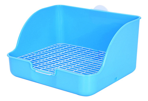 Caja De Arena Rectangular Para Conejos, Orinal Para Entrenam