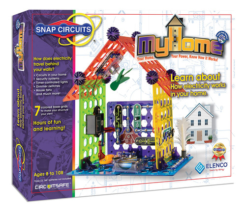 Kit De Construção Snap Circuits Elenco My Home Electronics 8