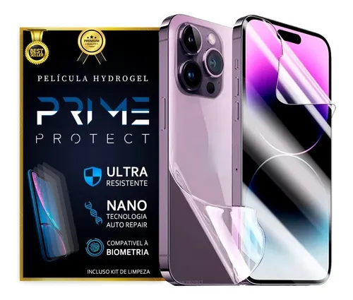 comprar Kit Película Premium Compat. iPhone Frenteu002Fverso Hidrogel