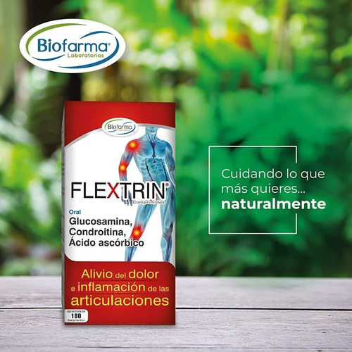 Glucosamina Flextrin Oral Frasco Con 180 Comprimidos