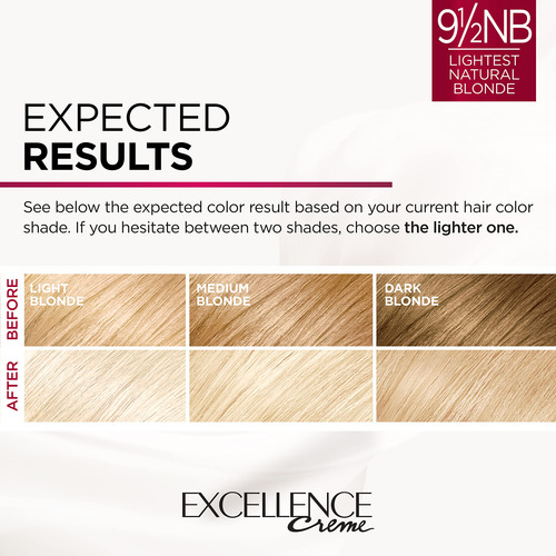 Tinte Cabello L'oreal Excellence Creme, Rubio Natural Claro