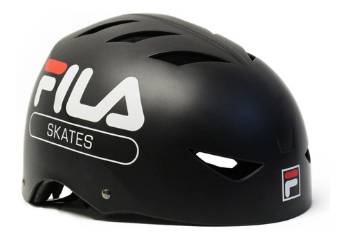 Casco Patines Fila Negro Pro Ajustable Talla Ch