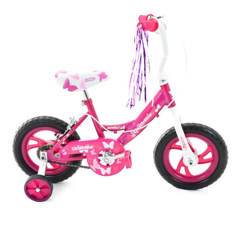 Bicicleta R12 Para Niña Con Llantitas Entrenadoras 