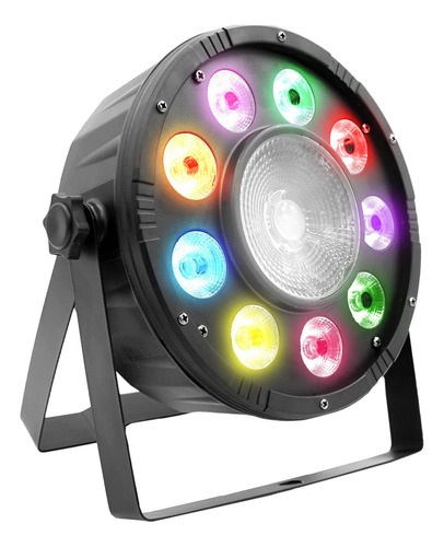 Par Led Luces Proton Rgbw Profesional 9 X 10w + 1 X 30w 120w