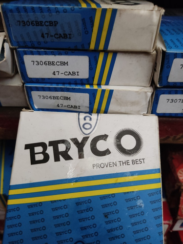 Rodamientos 7306 Becbp Marca Bryco 