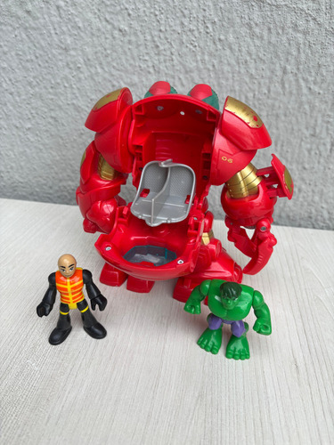 Super Hero Hulk Buster Playskool Armadura Stark Tech (Usado)