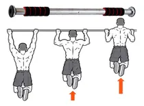 Comprar Barra Fixa Parede Crossfit Pull-up Chin-up Tríceps Paralelas Cor Prateado