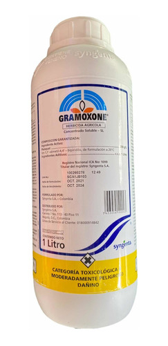 Imagen 1 de 1 de Herbicida Gramoxone Uso Agricola 