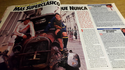 Revista El Grafico Nº 3913 Año 1994 Super Clasico Boca River