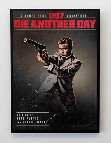 Cuadro 33x48cm Poster 007 Die Another Day James Bond