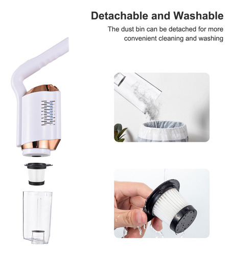 Aspiradora Portátil Inalámbrica Aspiradora De Mano De 120 W