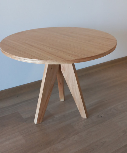 Mesa Ratona Redondas Madera Paraiso Diseño Escandinavo