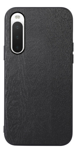 Fwefww Funda Pu Con Textura De Madera For Sony Xperia 10 Iv