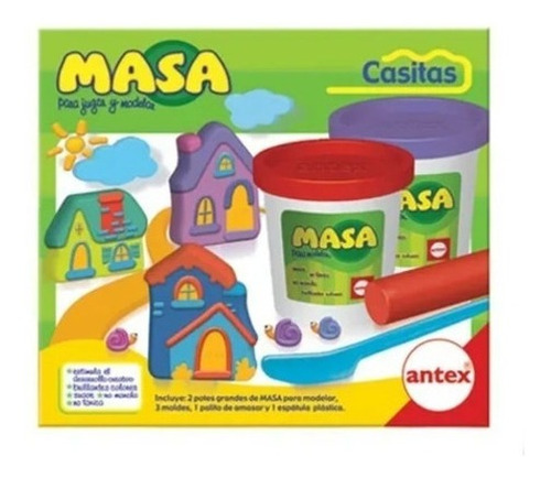 Masas Para Jugar Y Modelar Casitas Antex 2102 