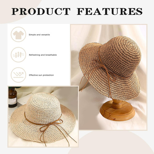 Sombreros De Paja For Mujer, Sombreros De Playa, Protección