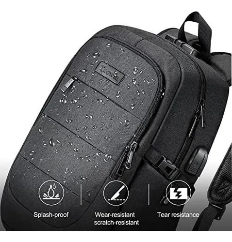 Mochila Informal Resistennte Para Portatiles 14/15.6 - Negro