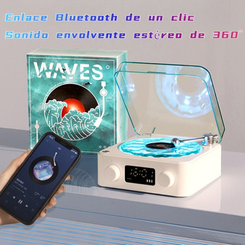 Bluetooth Reproductor De Vinilos Tornamesa Toca Discos Vinil