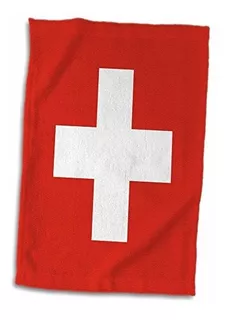 Toalla De Recuerdo De Viaje 3d Rose Flag Of Switzerland-swis