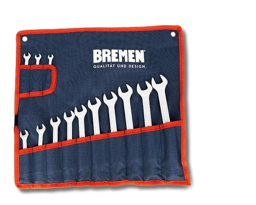 Llaves Combinadas Bremen Juego 13 Pz 7 A 19 Milim + Estuche Cod. 7176 Dgm