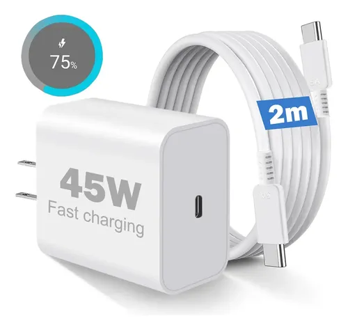 45w Cargador Para Samsung Cargador Rapida Tipo C Compatible Con S...