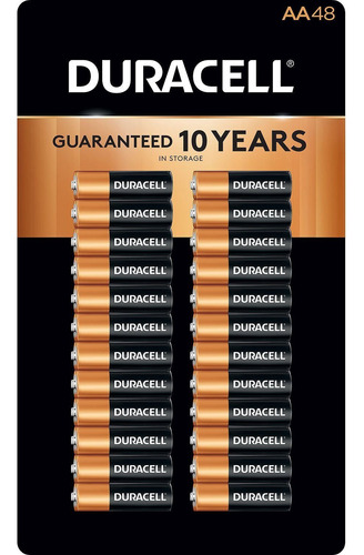 Duracell Pilas Alcalinas Coppertop Aa - Paquete De 48 Unidad