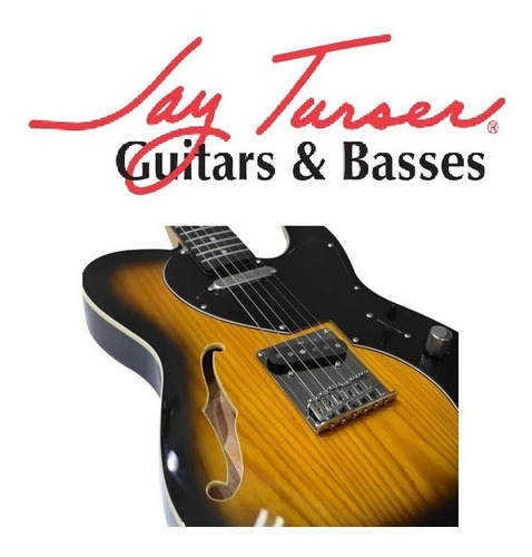 Imagen 2 de 4 de Telecaster Jay Turser Semi Hueca Thinline Tsb La Mejor Telec