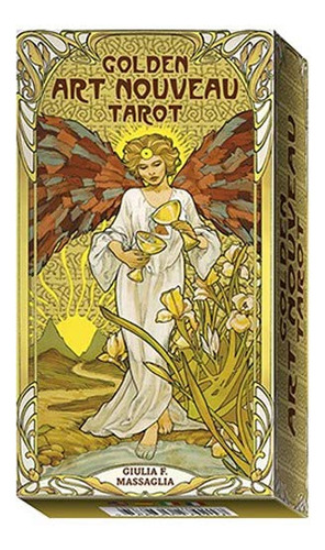 Book : Golden Art Nouveau Tarot - Mini Tarot 78 Full Colour