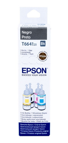 Tinta Epson L200 Negro T664120 Original 