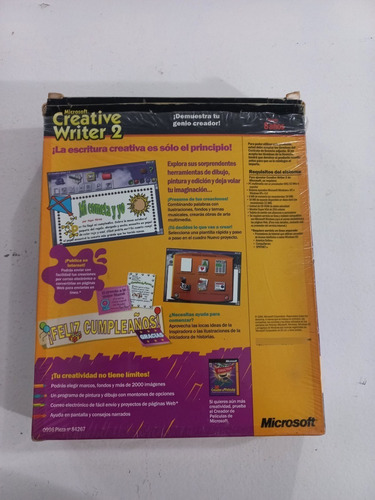 Creative Writer 2 De Microsoft Cd (caja Original) Sin Uso