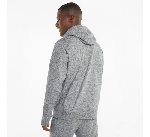Sudadera Puma Deportiva Suave Cloudspun Gris Hombre Talla M