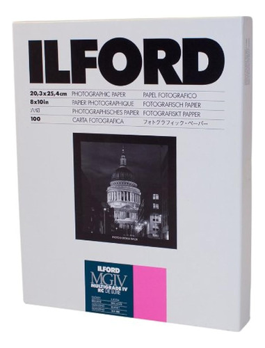 Ilford Multigrade Iv Rc Papel Recubierto De Resina Deluxe Vc