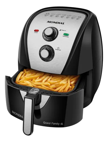 Fritadeira Sem Óleo Air Fryer 6L, Mondial, 1900W - AFN-60-BI