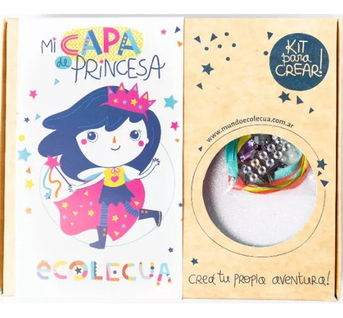 Disfraz Princesa Kit Manualidades+ Packaging De Regalo!!